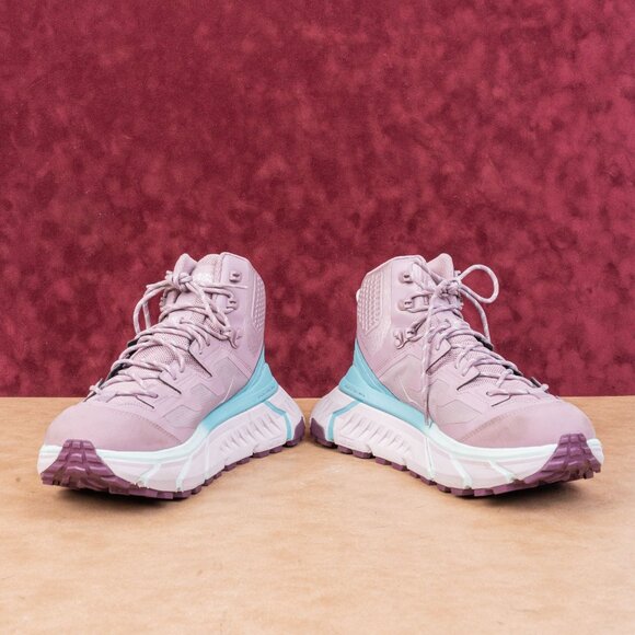 Hoka Women Tennine Hike GTX Vibram Elderberry Lace-up Hiking Boots sz 11 - Picture 3 of 7